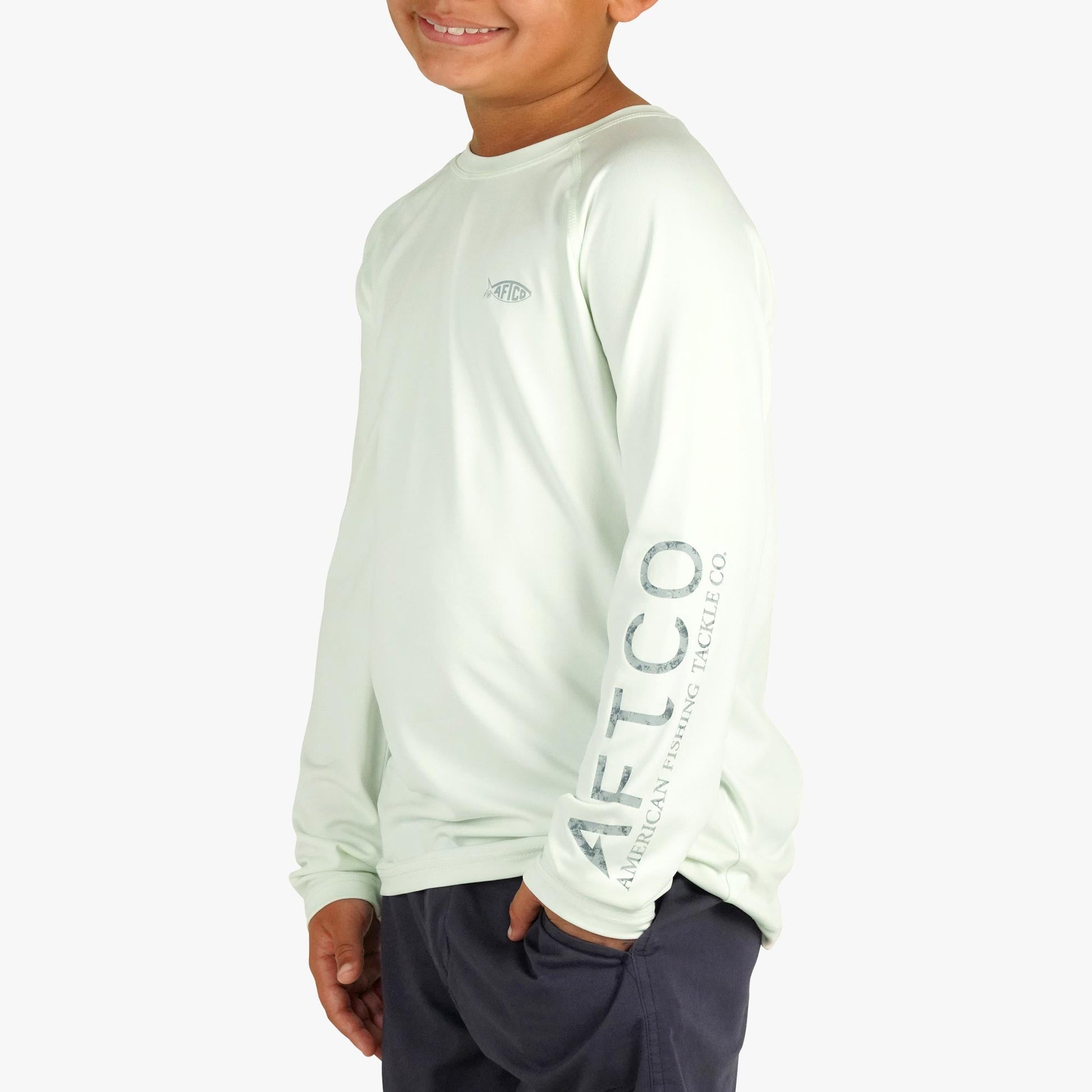 Kids Youth Samurai Performance LS Shirt - AFTCO