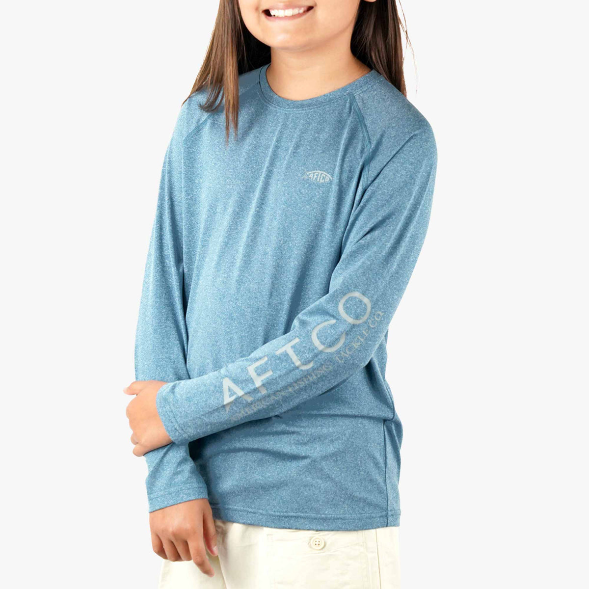 Kids Youth Samurai Performance LS Shirt - AFTCO
