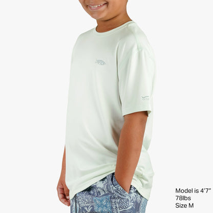 Kids|Mens Youth Samurai SS Performance Shirt - AFTCO