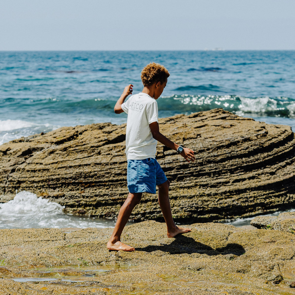 Kids|Mens Youth Samurai SS Performance Shirt - AFTCO