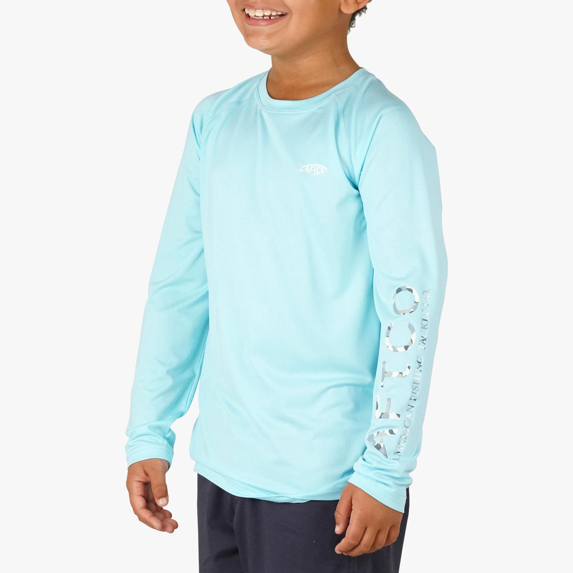 Kids|Mens Youth Samurai Performance LS Shirt - AFTCO