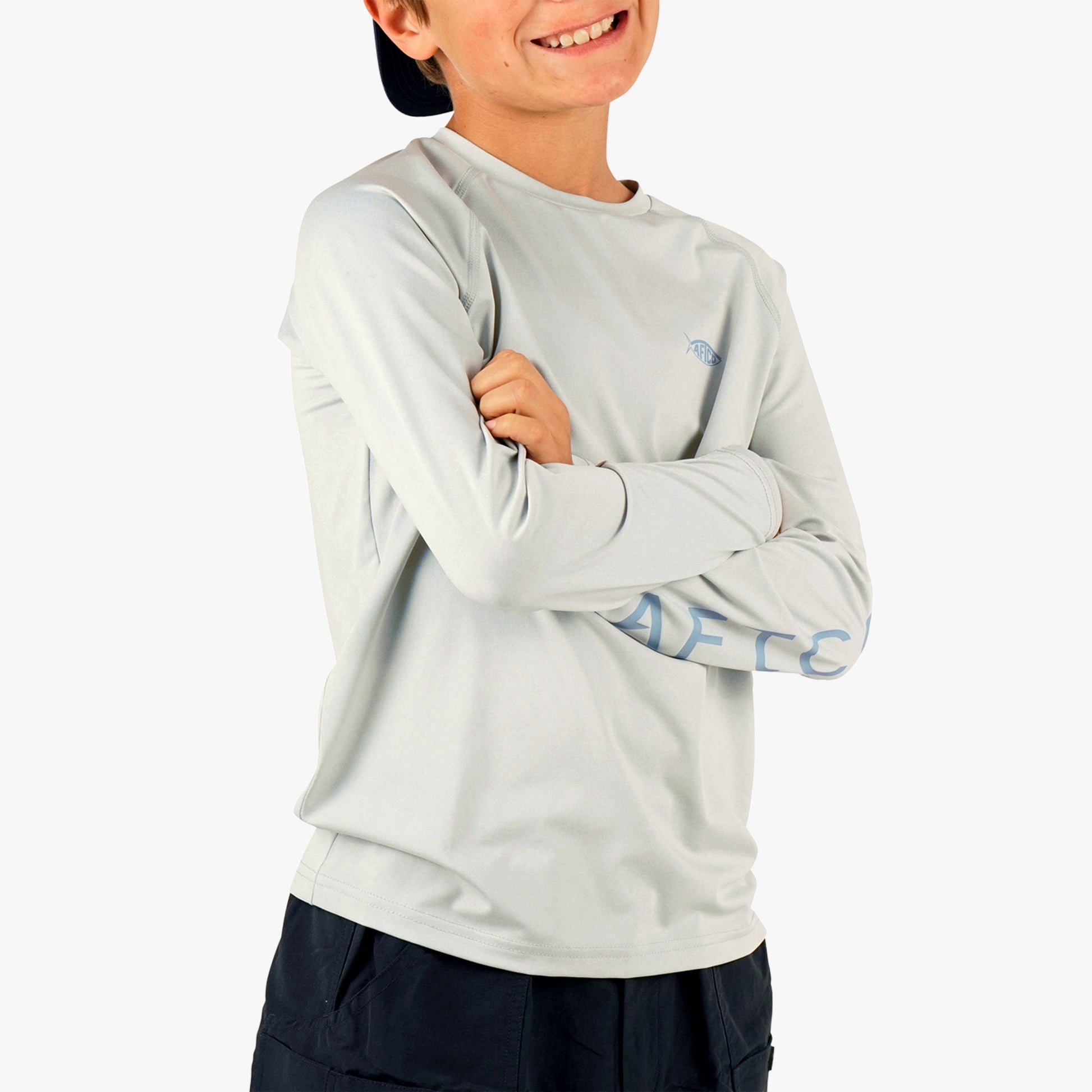 Kids|Mens Youth Samurai Performance LS Shirt - AFTCO