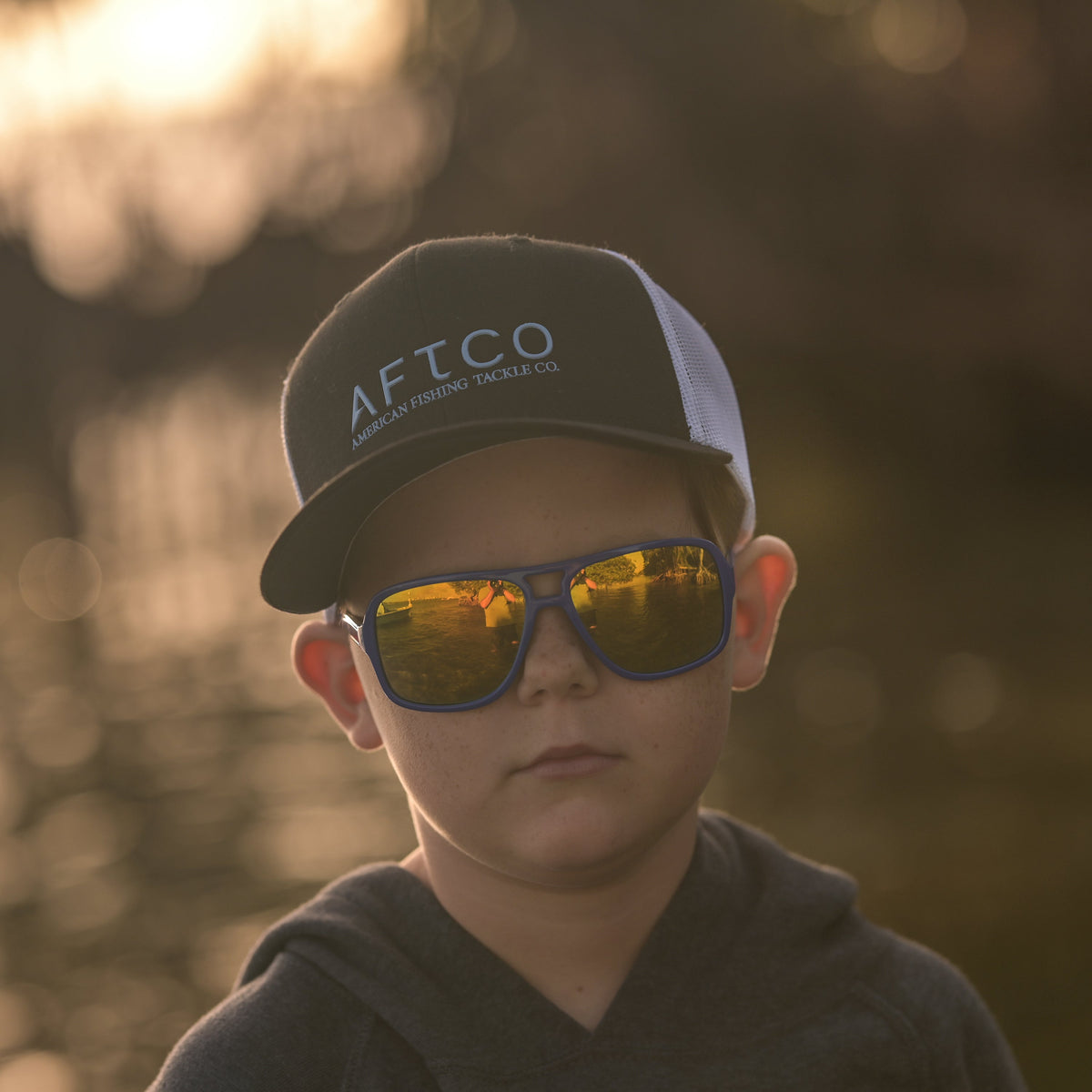 Kids Youth Samurai Trucker Hat - AFTCO