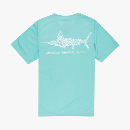 Kids Kids Jigfish Jig Fishing Short Sleeve Shirt - AFTCO