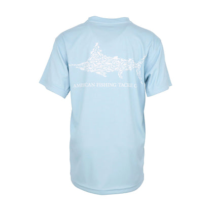 Kids Kids Jigfish Jig Fishing Short Sleeve Shirt - AFTCO