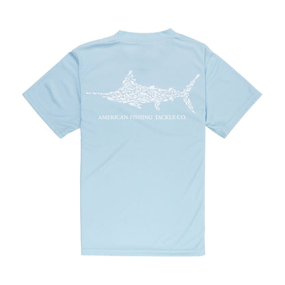 Kids Kids Jigfish Jig Fishing Short Sleeve Shirt - AFTCO