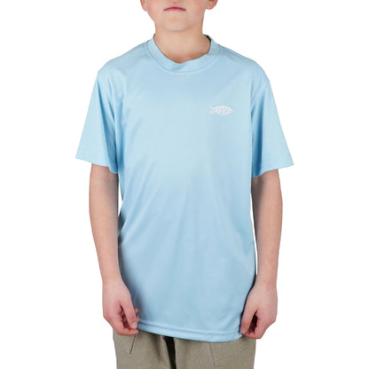 Kids Kids Jigfish Jig Fishing Short Sleeve Shirt - AFTCO