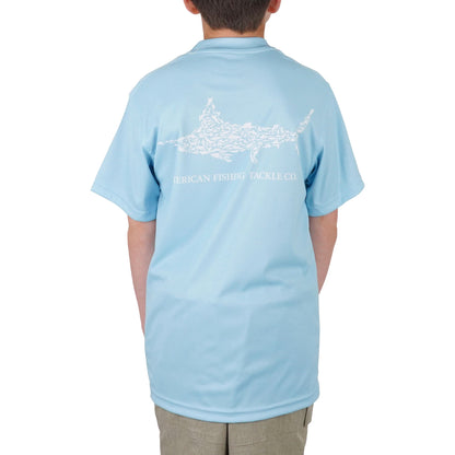 Kids Kids Jigfish Jig Fishing Short Sleeve Shirt - AFTCO