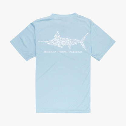 Kids Kids Jigfish Jig Fishing Short Sleeve Shirt - AFTCO