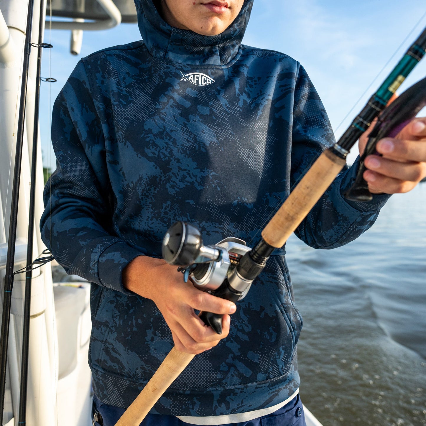 Kids Youth Shadow Tactical Hoodie - AFTCO