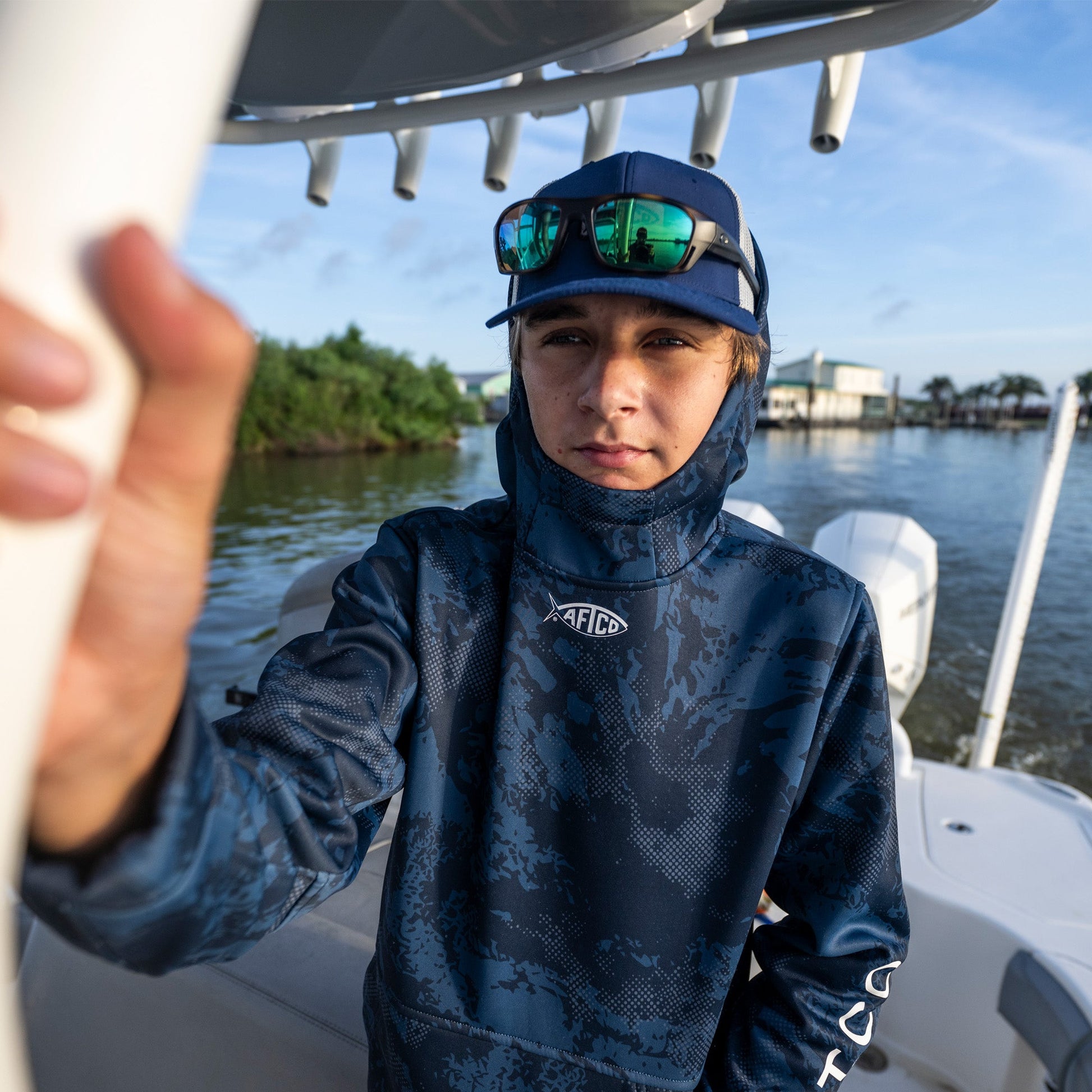 Kids Youth Shadow Tactical Hoodie - AFTCO