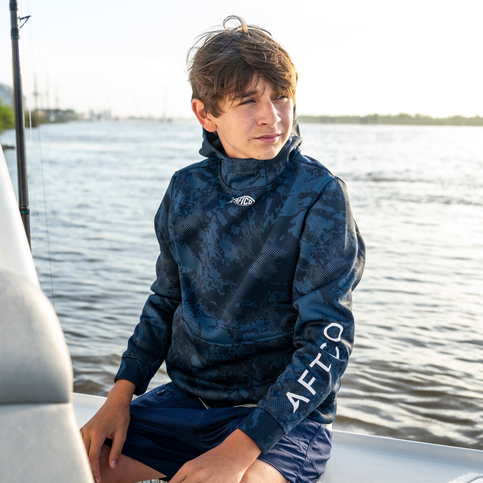 Kids Youth Shadow Tactical Hoodie - AFTCO