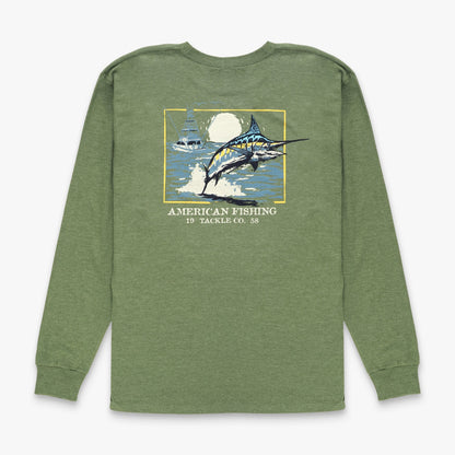 Kids Youth Flying Bill Long Sleeve Fishing T-Shirt - AFTCO