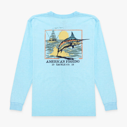 Kids Youth Flying Bill Long Sleeve Fishing T-Shirt - AFTCO