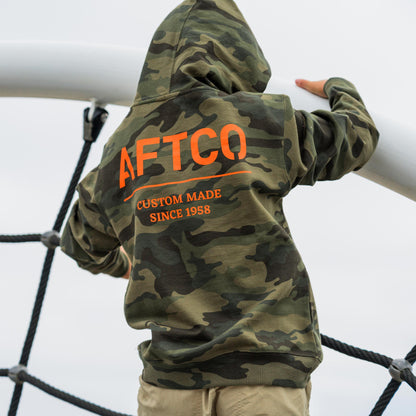 Kids Youth Radar Camo Pullover Hoodie - AFTCO