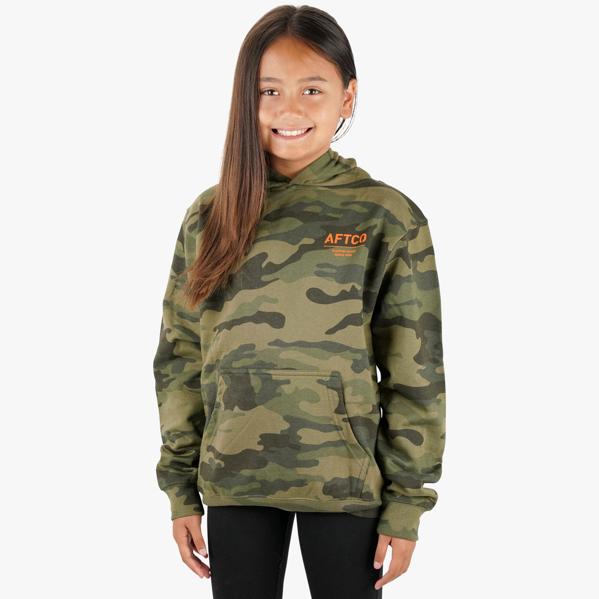 Kids Youth Radar Camo Pullover Hoodie - AFTCO