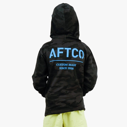 Kids Youth Radar Camo Pullover Hoodie - AFTCO