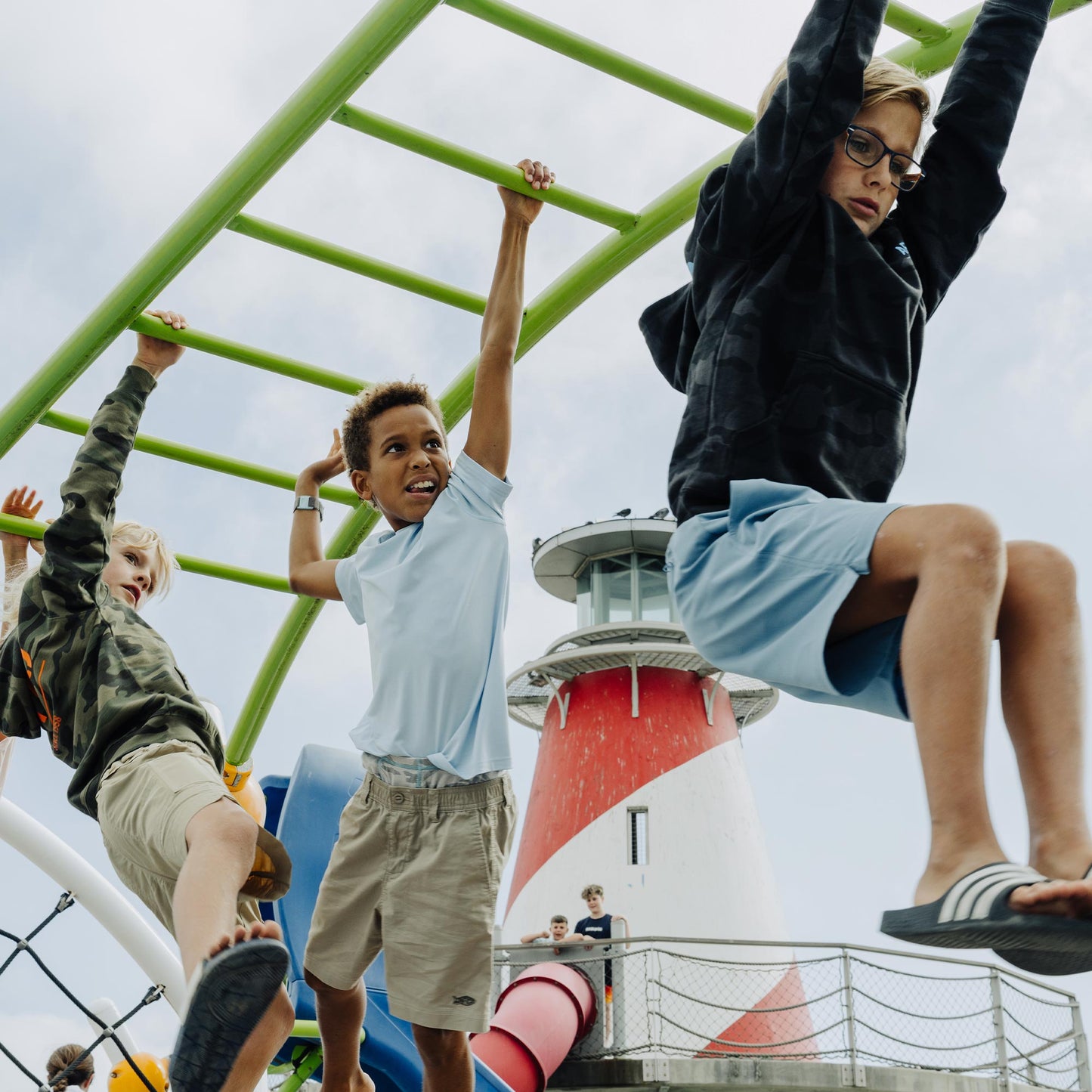 Kids Youth Radar Camo Pullover Hoodie - AFTCO