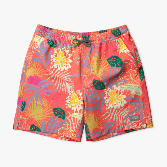 Kids Youth Strike Printed Swim Shorts - AFTCO
