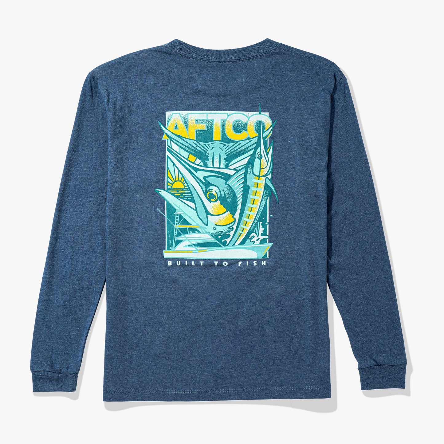 Kids Youth Billed Long Sleeve Fishing Shirt - AFTCO