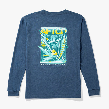 Kids Youth Billed Long Sleeve Fishing Shirt - AFTCO