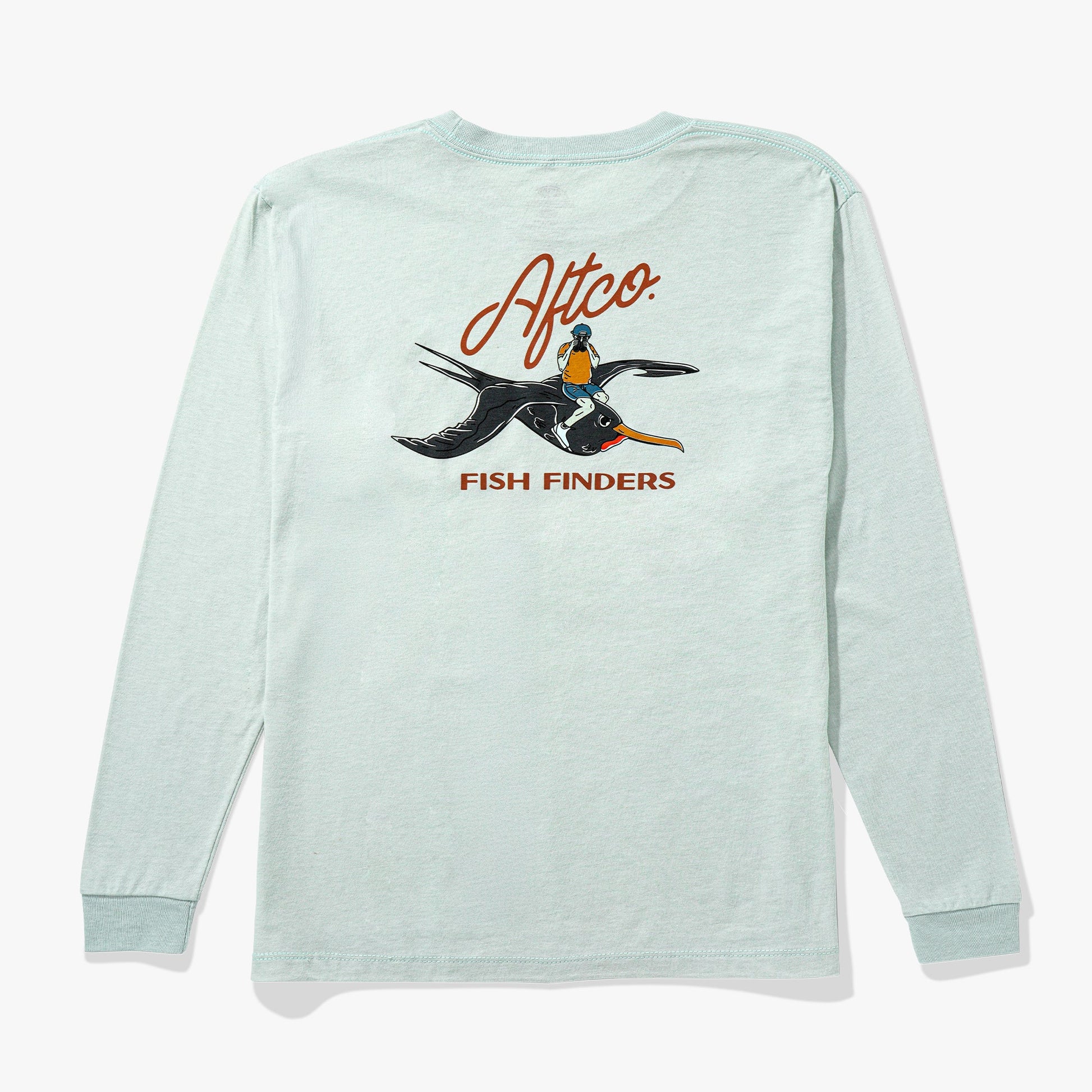 Kids Youth Fish Finders Long Sleeve Fishing Shirt - AFTCO