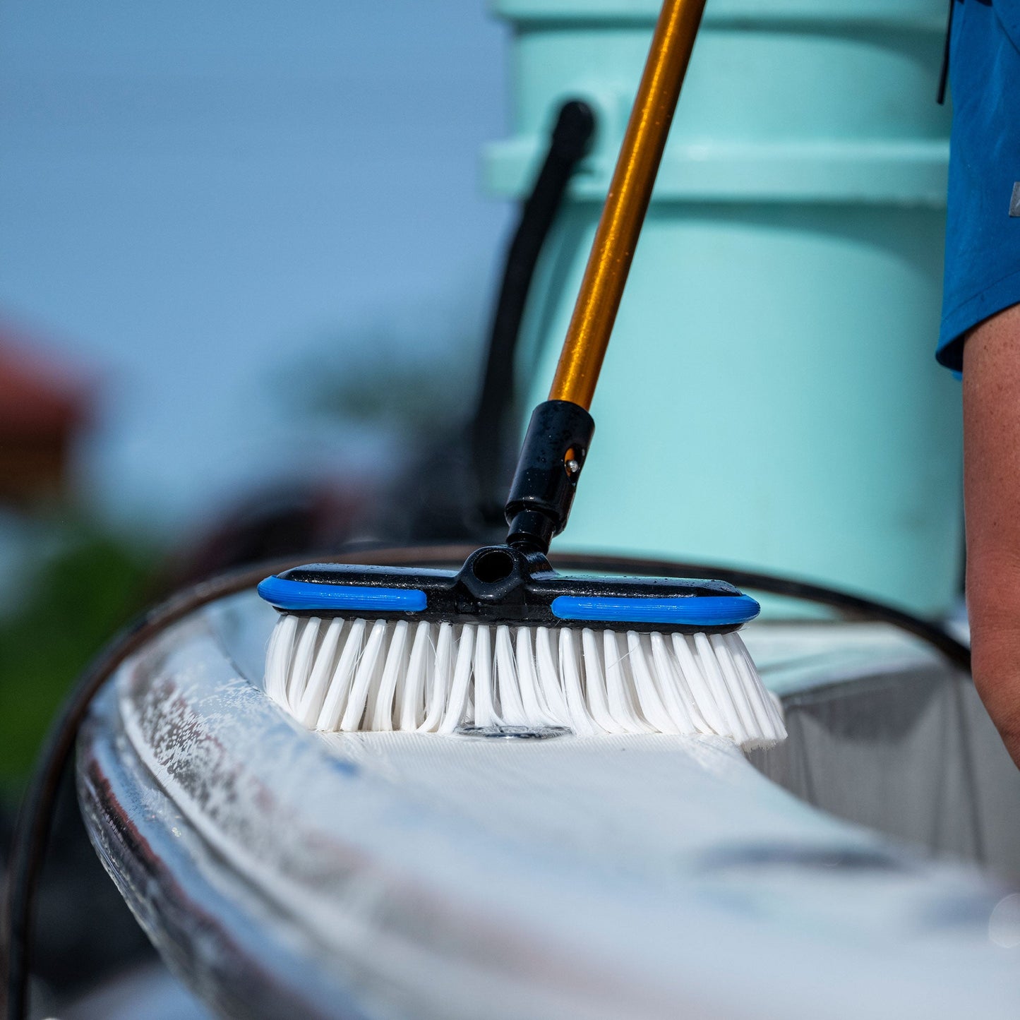 Tackle & Gear Aluminum Boat Deck Brush - AFTCO