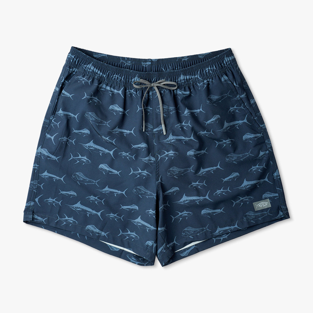 Mens Strike Printed Swim Trunks - AFTCO