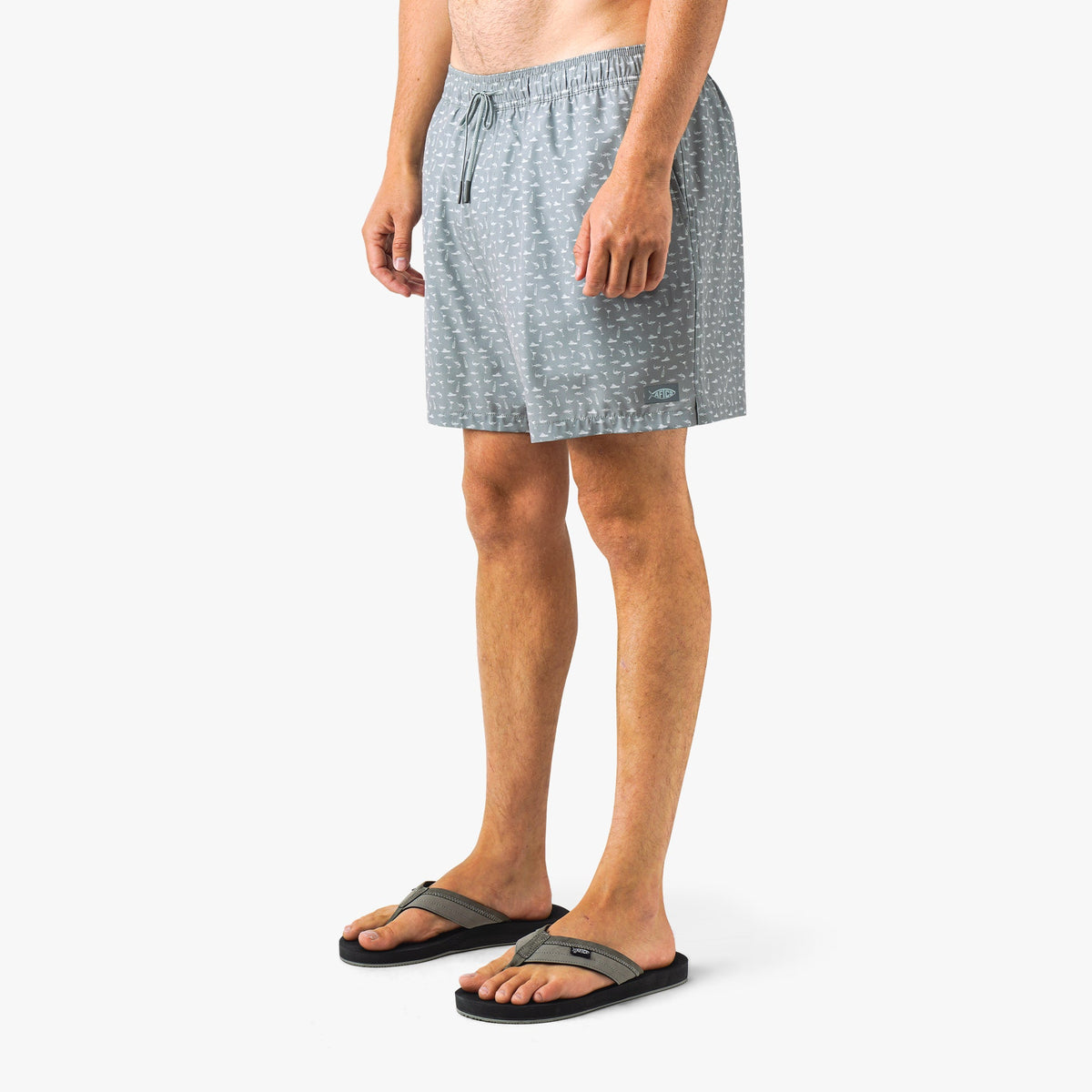 Mens Strike Printed Swim Trunks - AFTCO