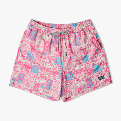 Mens Strike Printed Swim Trunks - AFTCO
