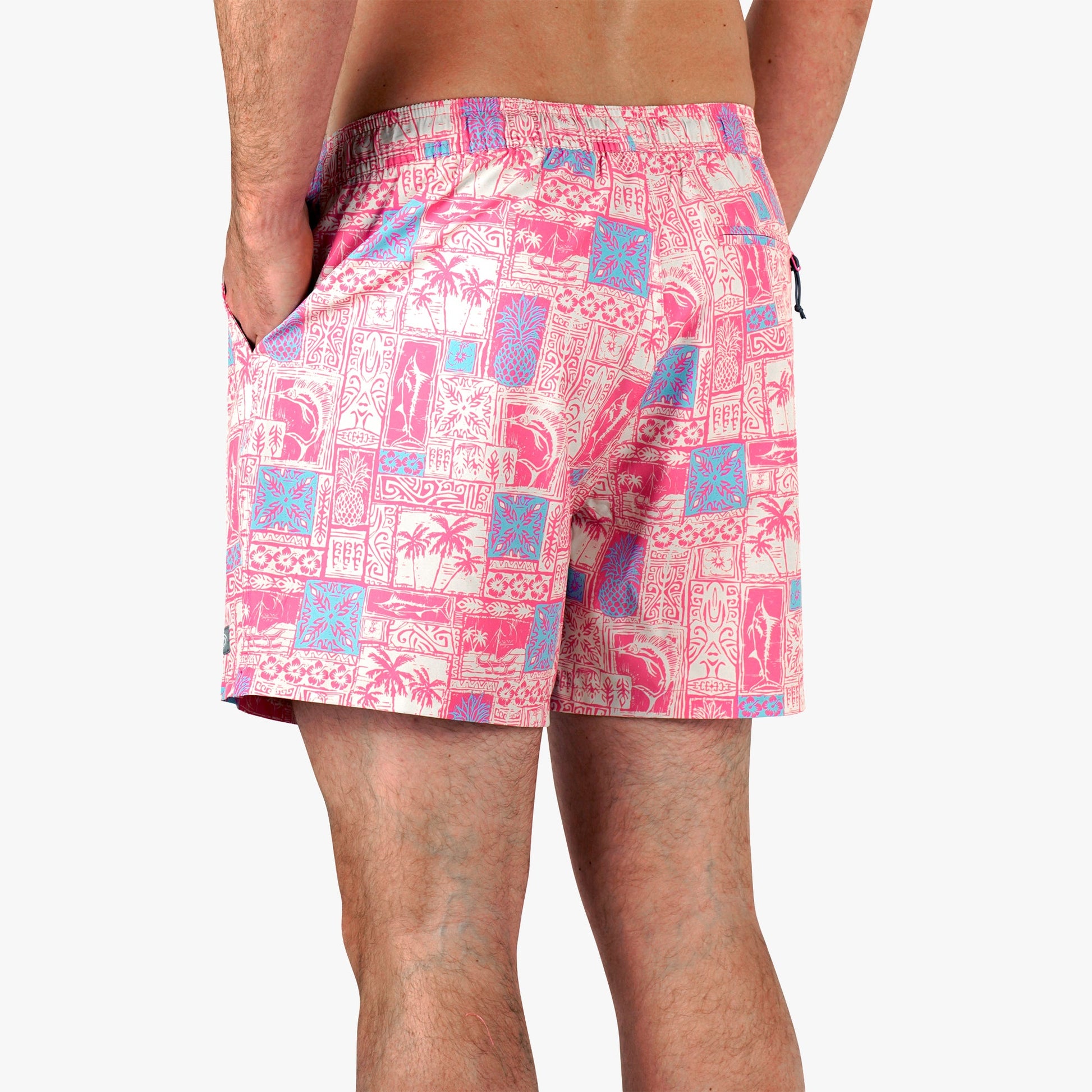 Mens Strike Printed Swim Trunks - AFTCO