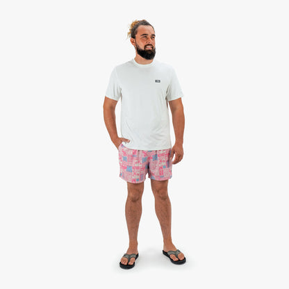 Mens Strike Printed Swim Trunks - AFTCO