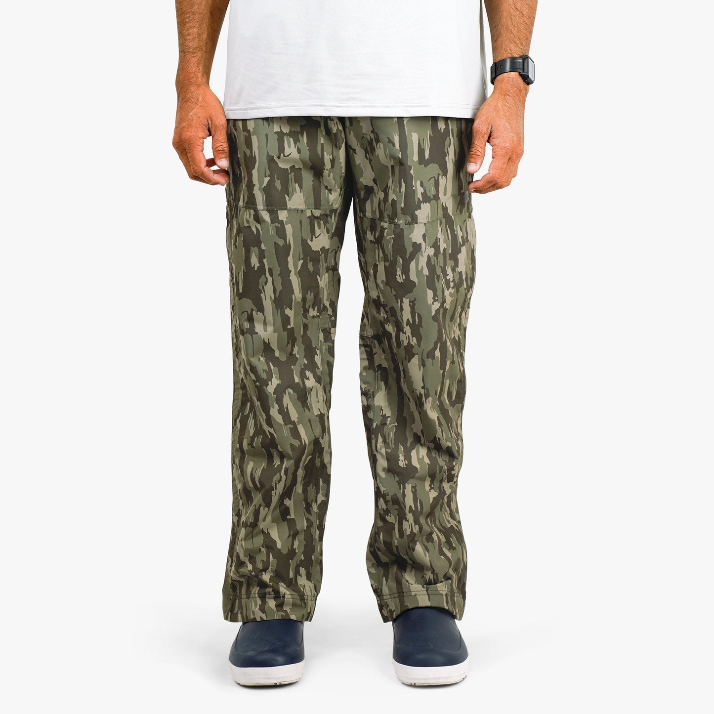 Mens Crossing Printed Camo Fishing Pants - AFTCO