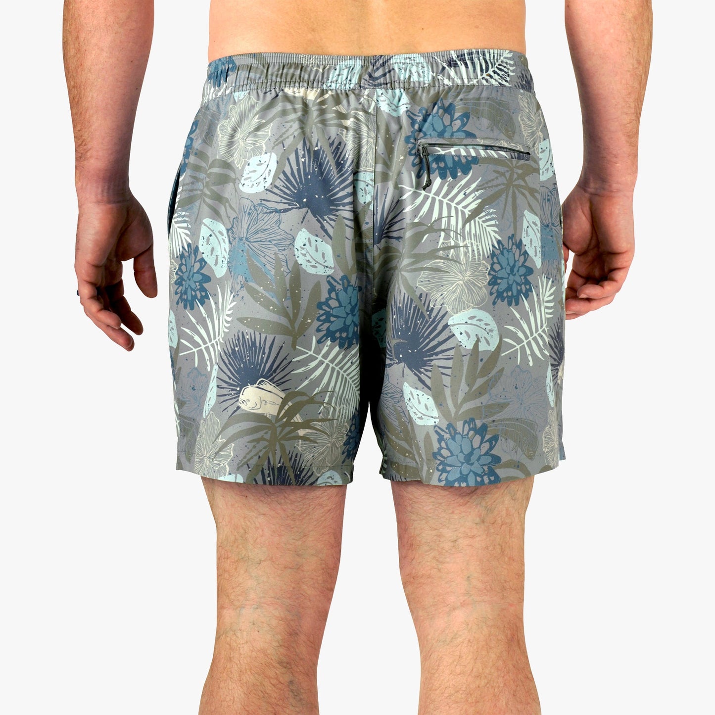 Mens Strike Printed Swim Trunks - AFTCO