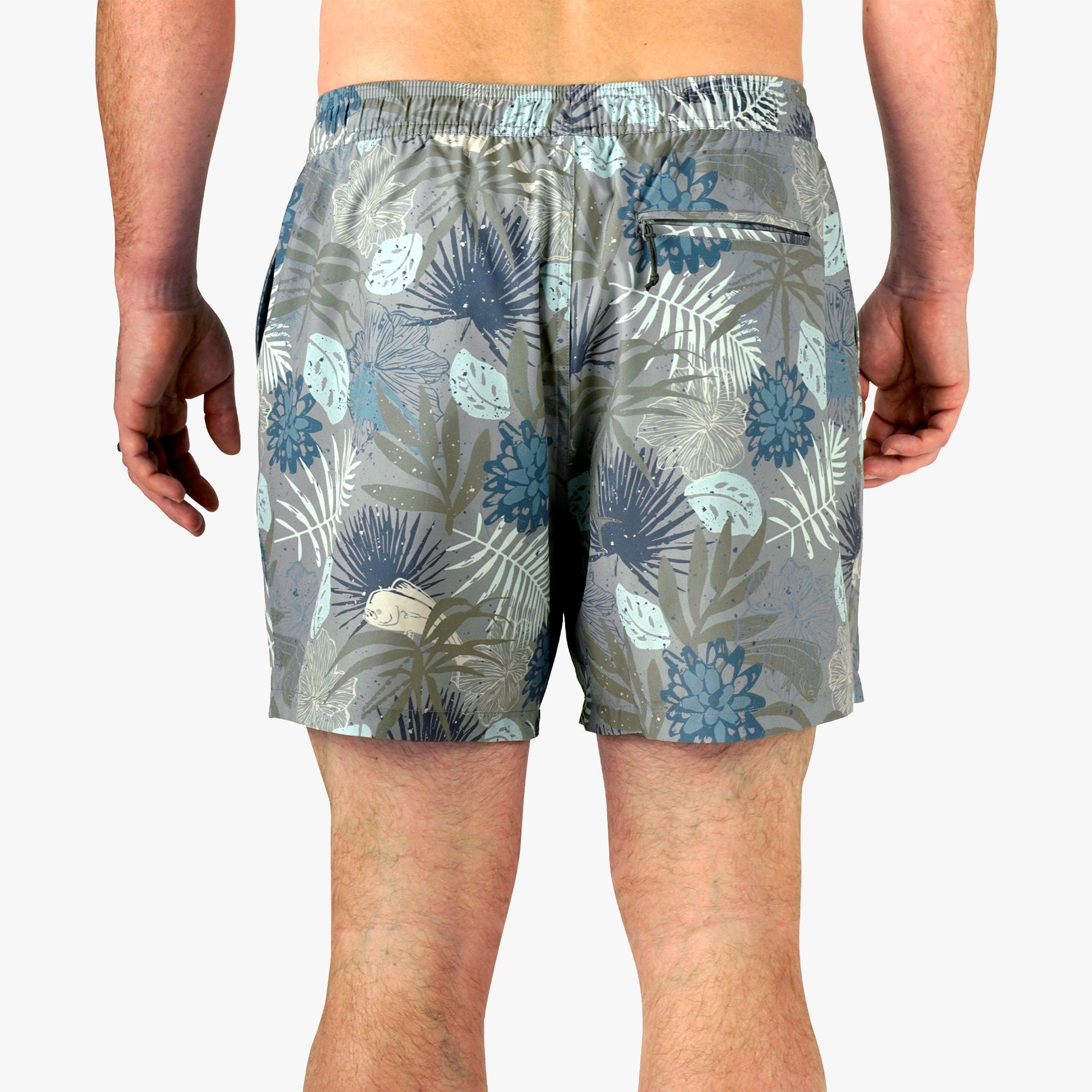 Mens Strike Printed Swim Trunks - AFTCO