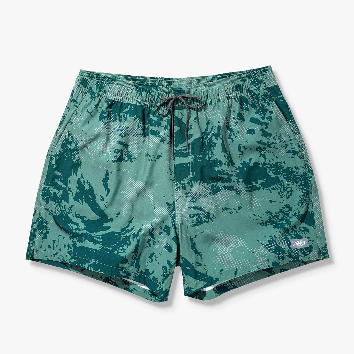 Mens Strike Printed Swim Trunks - AFTCO