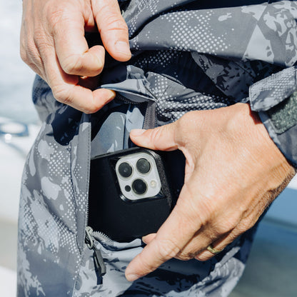 Mens Crossing Printed Camo Fishing Pants - AFTCO
