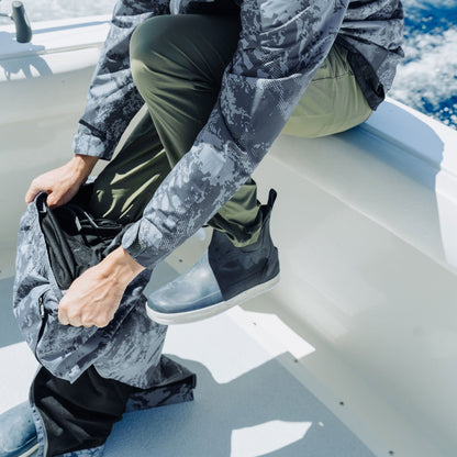 Mens Crossing Printed Camo Fishing Pants - AFTCO
