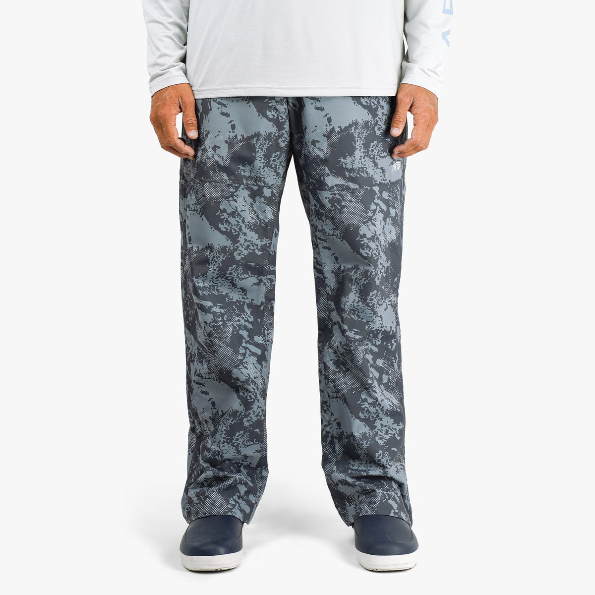 Mens Crossing Printed Camo Fishing Pants - AFTCO