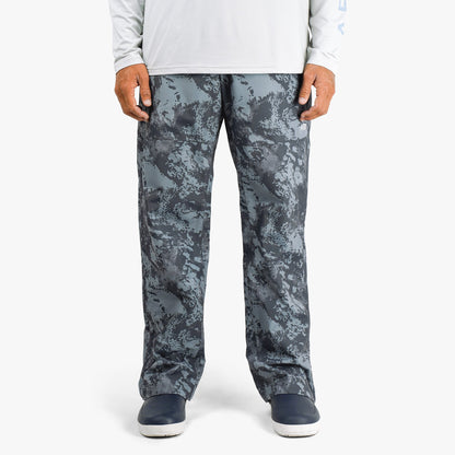 Mens Crossing Printed Camo Fishing Pants - AFTCO