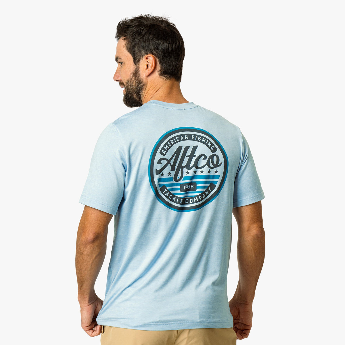 Mens United Short Sleeve Sun Protection Shirt - AFTCO