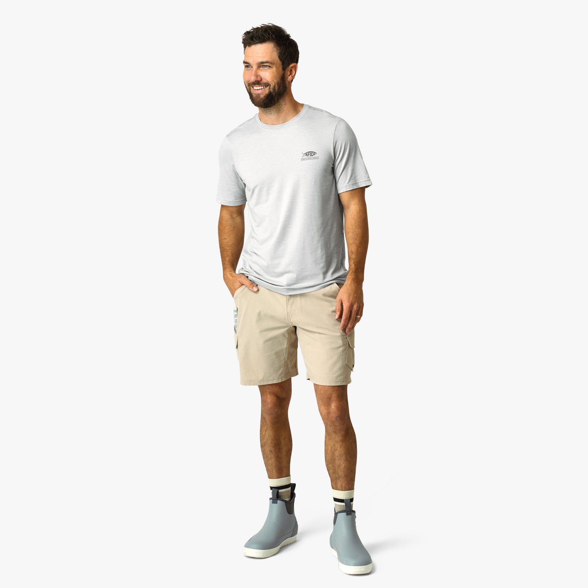 Mens United Short Sleeve Sun Protection Shirt - AFTCO