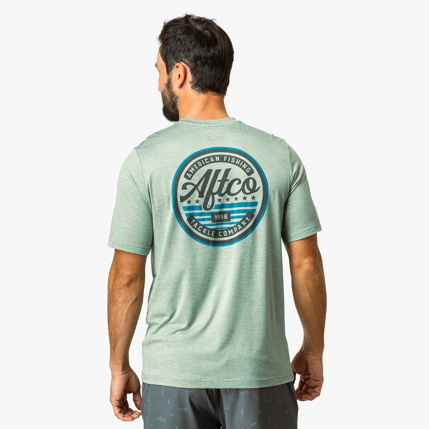 Mens United Short Sleeve Sun Protection Shirt - AFTCO