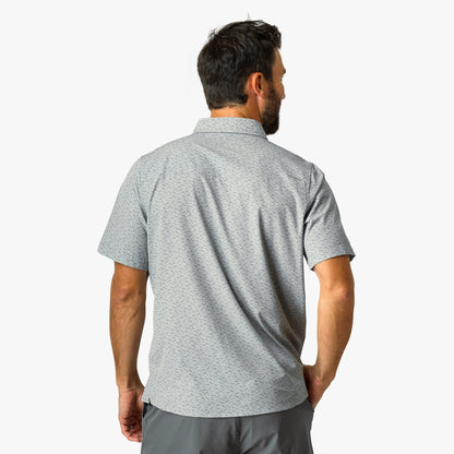 Mens Seabreeze Short Sleeve Button Down Shirt - AFTCO