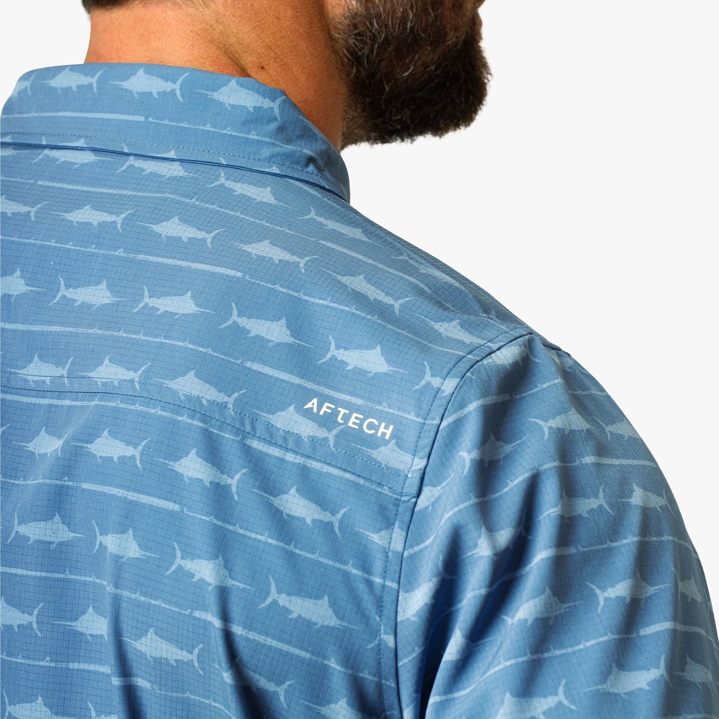 Mens Seabreeze Short Sleeve Button Down Shirt - AFTCO
