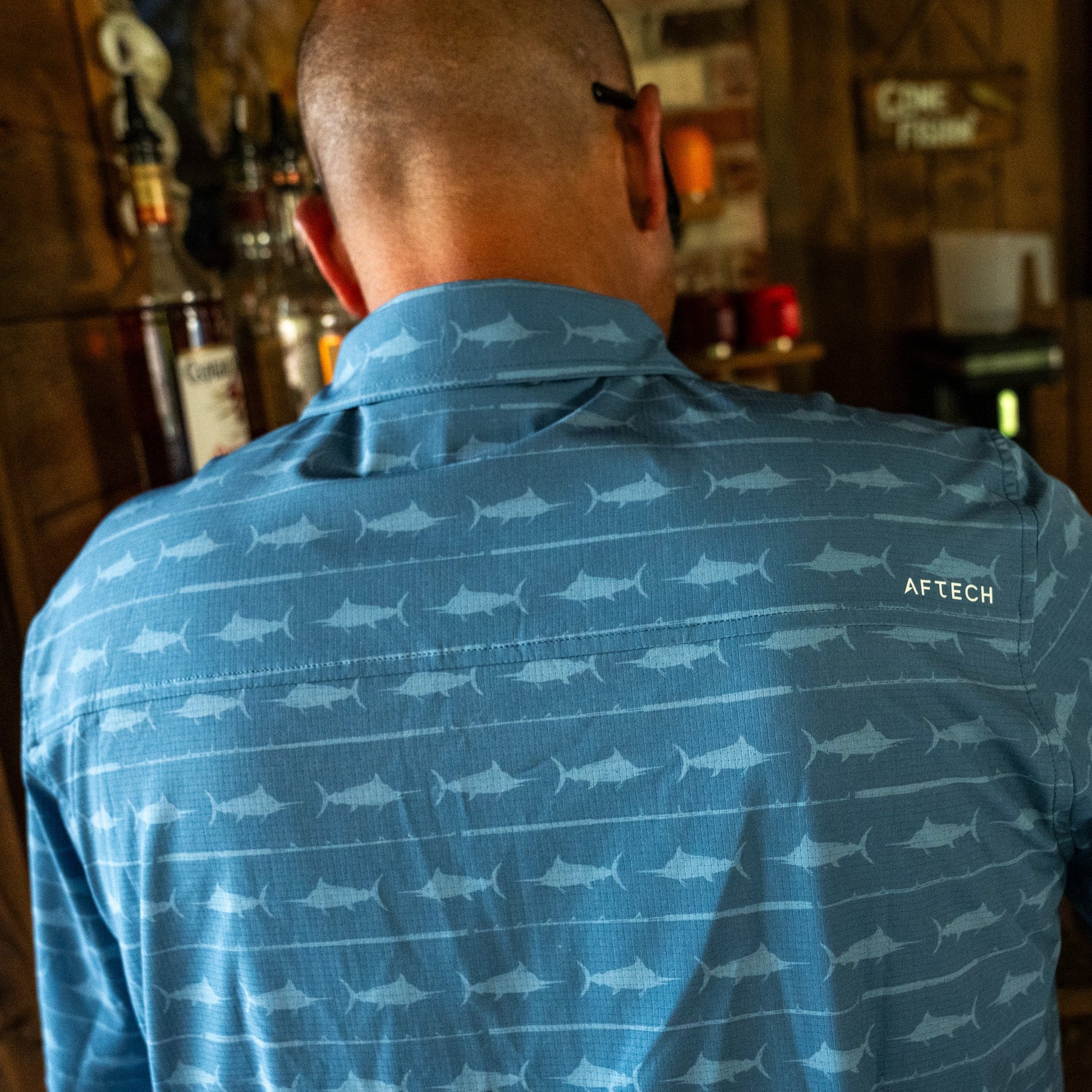 Mens Seabreeze Short Sleeve Button Down Shirt - AFTCO