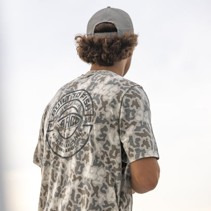 Mens Ocean Bound Printed Short Sleeve Fishing Shirts - AFTCO