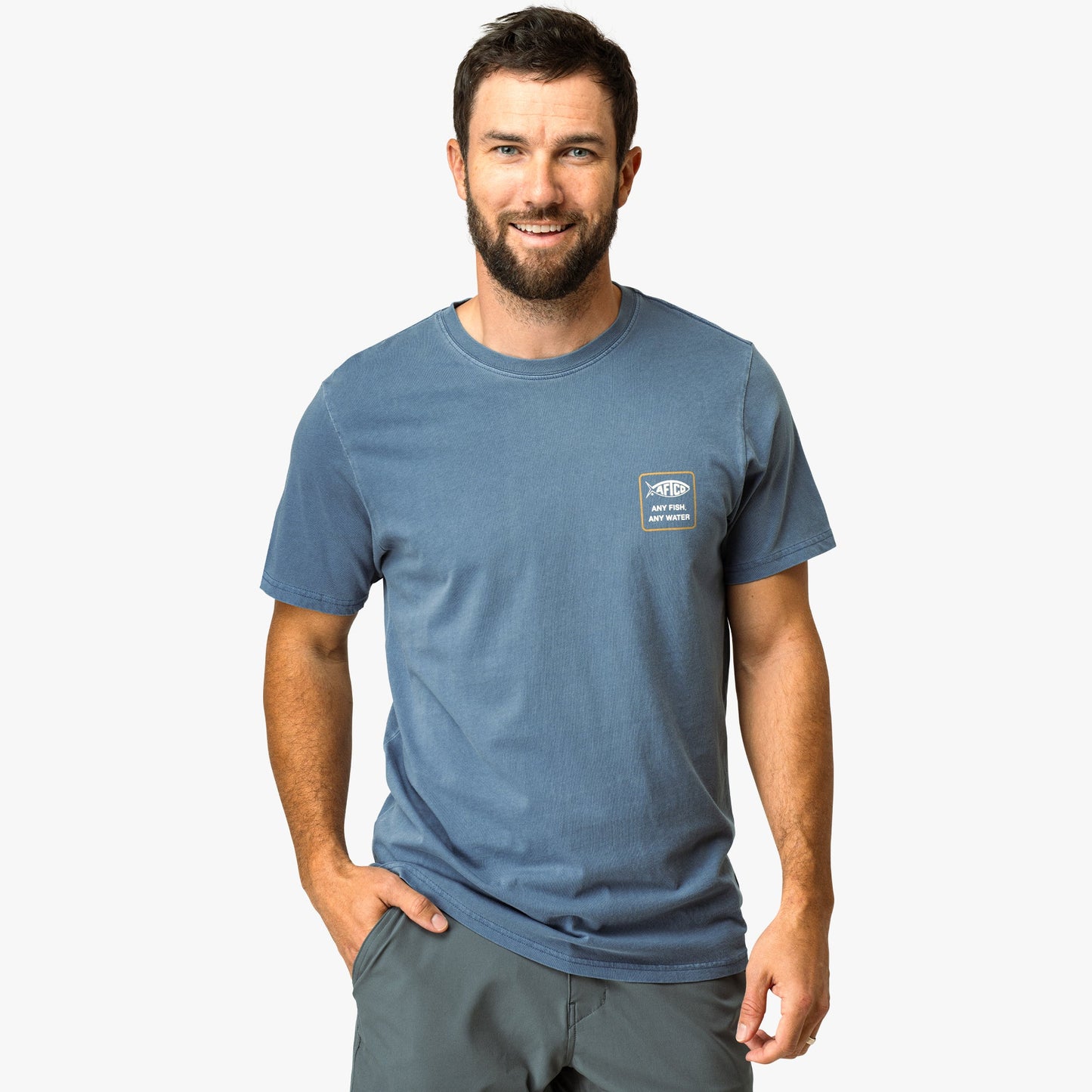 Mens FYOF Short Sleeve Men's Fishing T-Shirt - AFTCO
