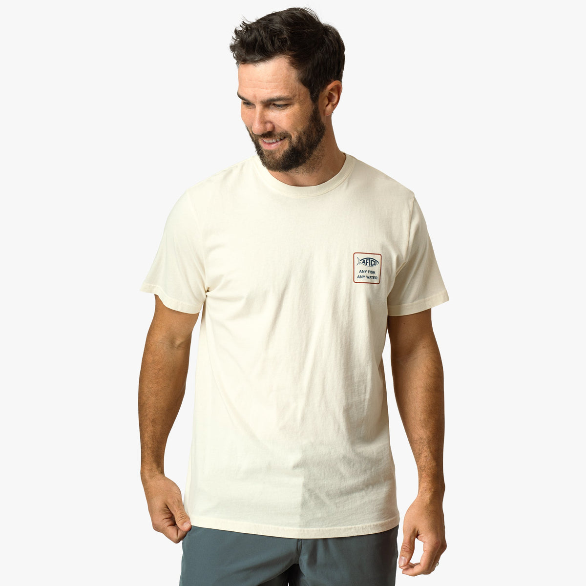 Mens FYOF Short Sleeve Men's Fishing T-Shirt - AFTCO