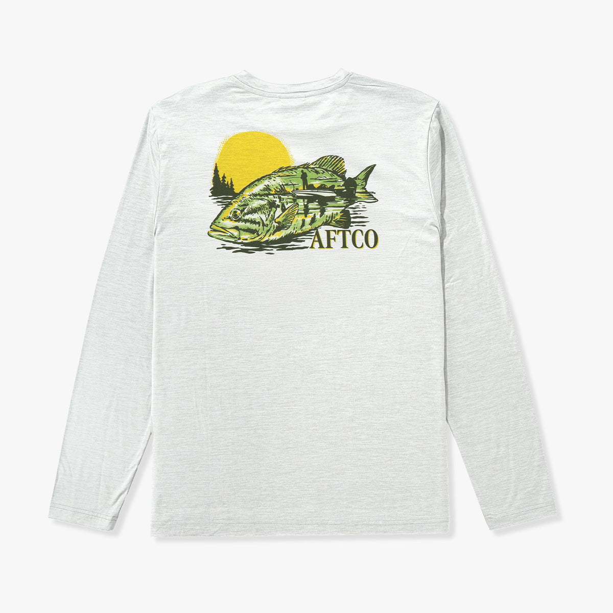 Mens Reflection Long Sleeve Sun Protection Shirt - AFTCO